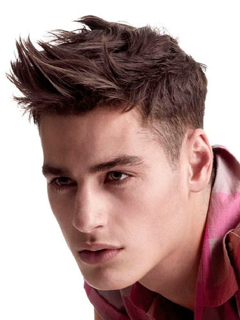 The most topical masculine hairstyles for short hair. Photo №6